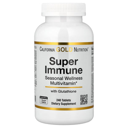 California Gold Nutrition, Super Immune, Seasonal Wellness Multivitamin, 240 Tablets