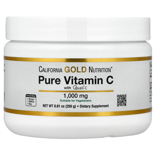 California Gold Nutrition, Pure Vitamin C, Quali®-C Powder, 8.81 oz (250 g)