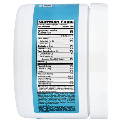 California Gold Nutrition, HydrationUP®, Electrolyte Drink Mix with Calcium, Potassium, Vitamin C, and Vitamin E, Tropical, 8 oz (227 g)