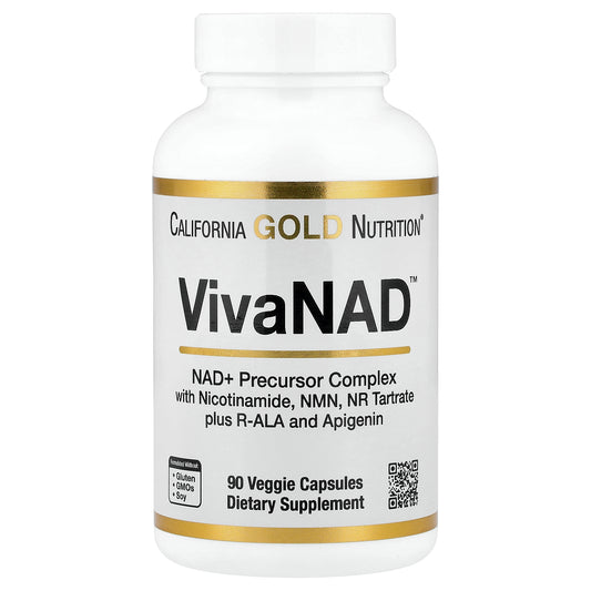 California Gold Nutrition, VivaNAD™, 90 Veggie Capsules