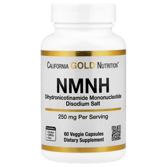California Gold Nutrition, NMNH, 250 mg, 60 Veggie Capsules